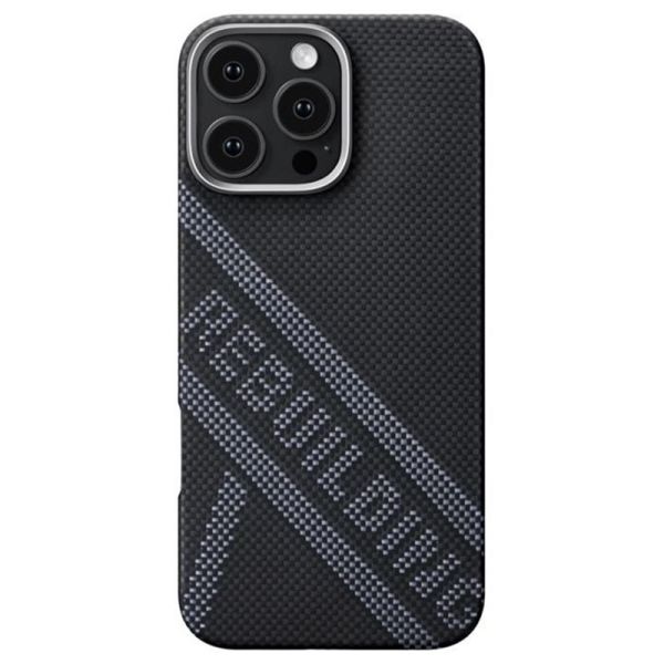 Карбоновий тонкий чохол Pitaka Tactile Woven Case Re-TROS Rebuilding для iPhone 16 Pro (KI1601RTR)