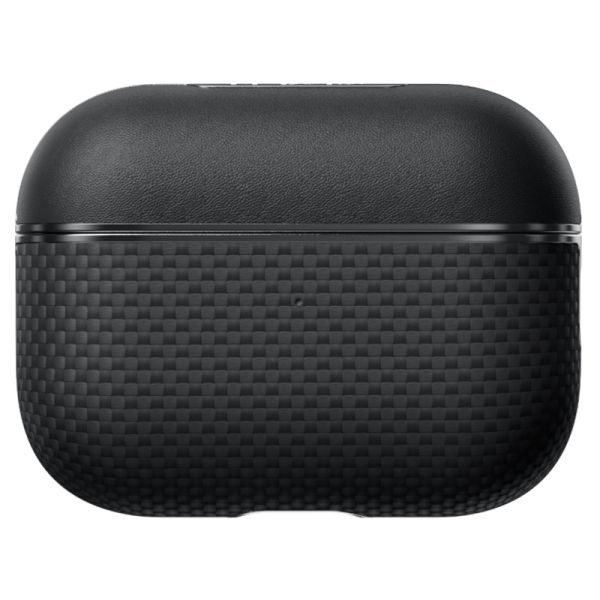 Карбоновий тонкий чохол Pitaka Aramid Fiber Magnetic Case Black/Gray для AirPods Pro 2 (2022) (APM2401)