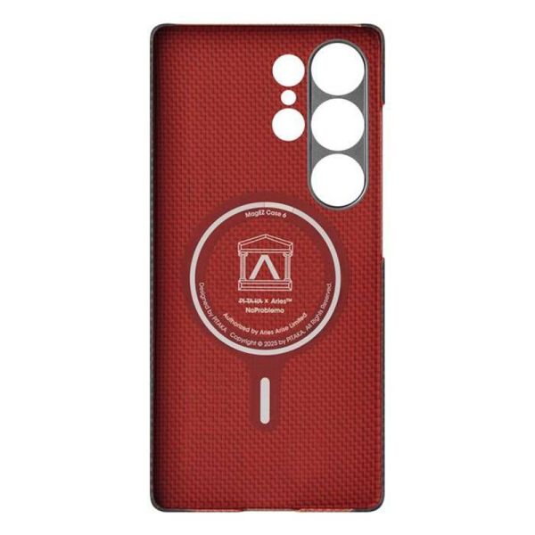 Карбоновий тонкий чохол Pitaka x Aries Tactile Woven Case, NoProblemo для Samsung Galaxy S25 Ultra (AS2501UNOP)