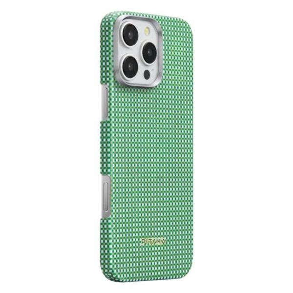 Карбоновий тонкий чохол Pitaka Ultra-Slim Case Forest Green для iPhone 16 Pro (KI1601PFOR)