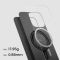 Карбоновий тонкий чохол Pitaka Ultra-Slim Case Black/Grey Twill для iPhone 16 Pro Max (KI1601PMA)