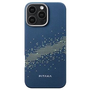 Карбоновий тонкий чохол Pitaka Tactile Woven Case StarPeak Milky Way Galaxy для iPhone 16 Pro Max (KI1602PMYG)