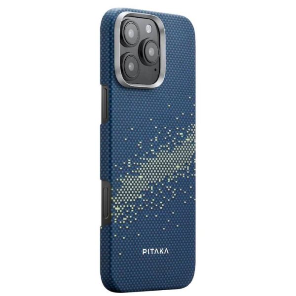 Карбоновий тонкий чохол Pitaka Tactile Woven Case StarPeak Milky Way Galaxy для iPhone 16 Pro (KI1601PMYG)