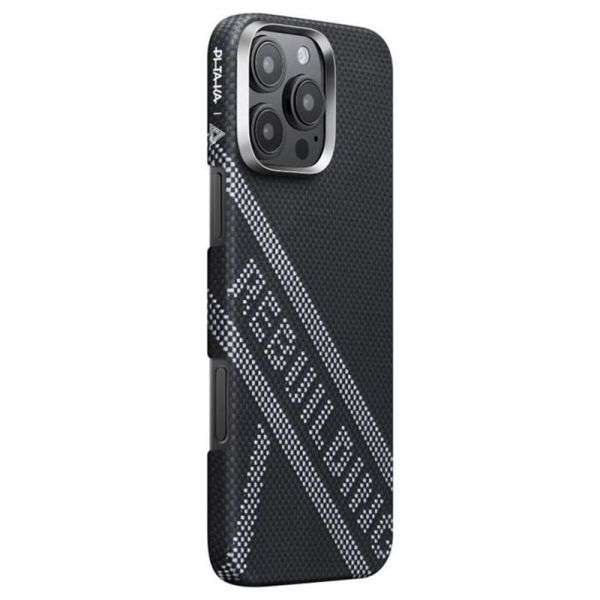 Карбоновий тонкий чохол Pitaka Tactile Woven Case Re-TROS Rebuilding для iPhone 16 Pro Max (KI1601RTRP)