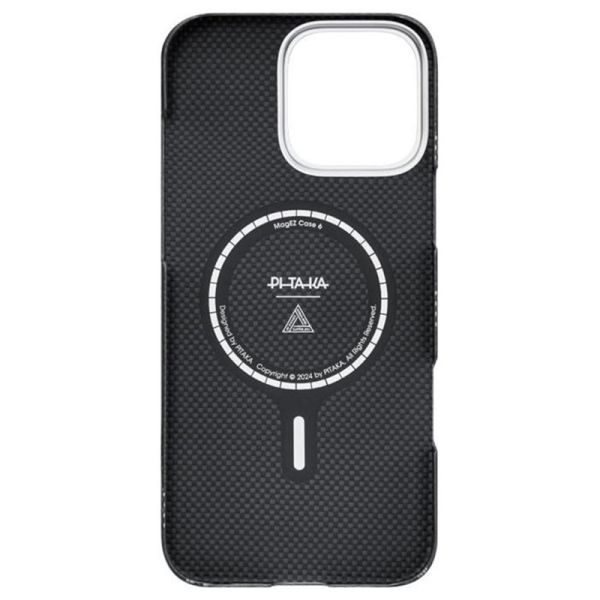 Карбоновий тонкий чохол Pitaka Tactile Woven Case Re-TROS Rebuilding для iPhone 16 Pro (KI1601RTR)