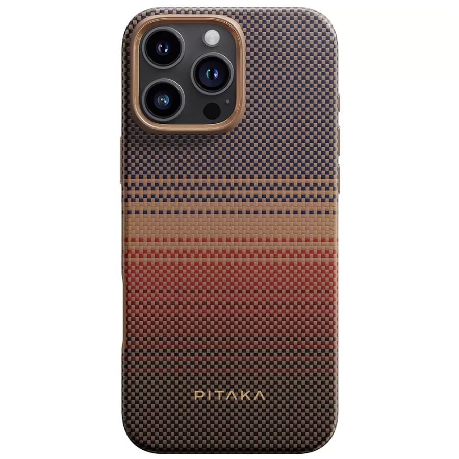 Карбоновий протиударний чохол Pitaka Military-Grade Protective Case Sunset для iPhone 16 Pro Max (KI1601PPSUM)