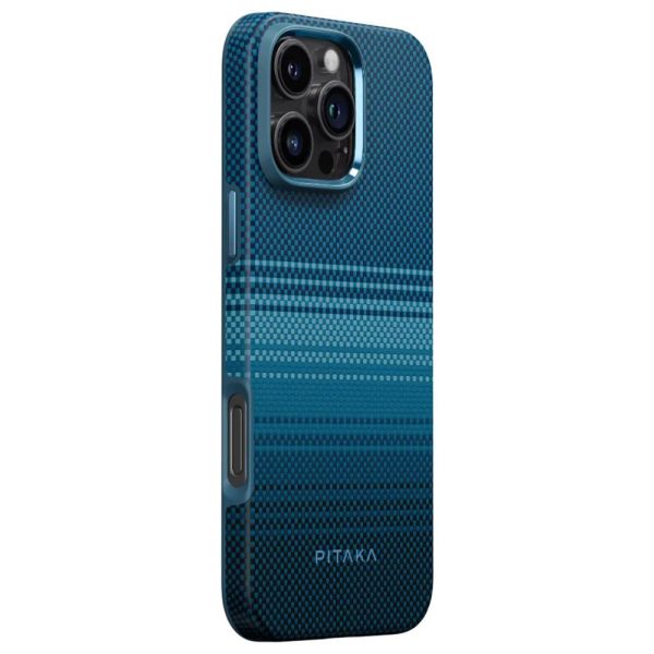 Карбоновий протиударний чохол Pitaka Military-Grade Protective Case Moonrise для iPhone 16 Pro (KI1601CPMO)