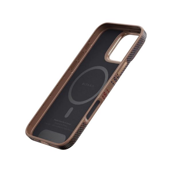 Карбоновий протиударний чохол Pitaka Military-Grade Protective Case Sunset для iPhone 16 Pro (KI1601CPSU)