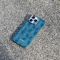 Карбоновий тонкий чохол Pitaka Ultra-Slim Case Photosynthesis Ocean Blue для iPhone 16 Plus