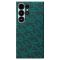 Карбоновий тонкий чохол Pitaka Monogram Dark Green для Samsung Galaxy S24 Ultra