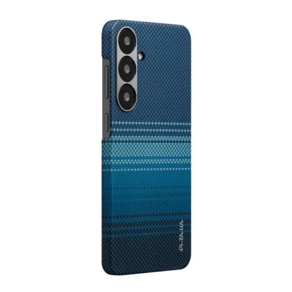 Карбоновий тонкий чохол Pitaka Tactile Woven Case Moonrise для Samsung Galaxy S25 Plus (KS2502S)