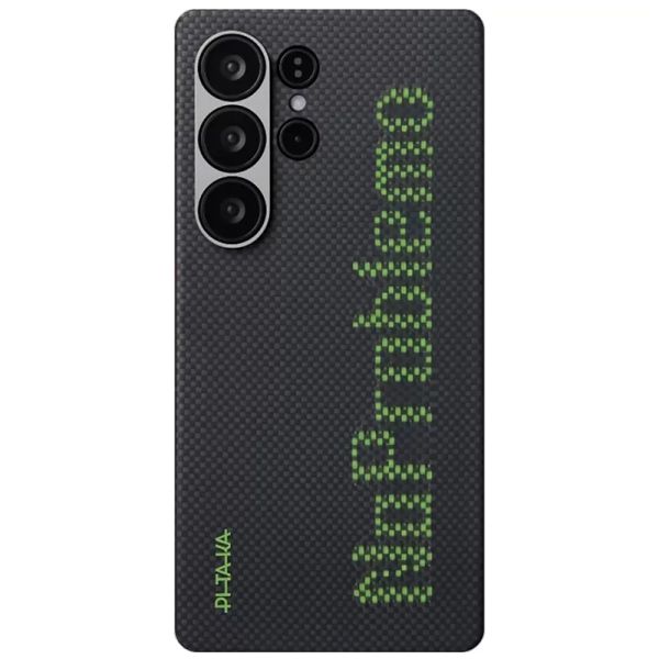 Карбоновий тонкий чохол Pitaka x Aries Tactile Woven Case, NoProblemo для Samsung Galaxy S25 Ultra (AS2501UNOP)