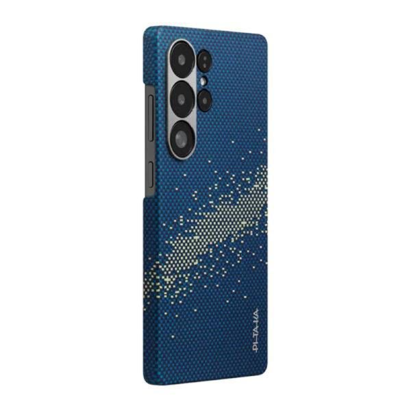 Карбоновий тонкий чохол Pitaka Tactile Woven Case StarPeak Milky Way Galaxy для Samsung Galaxy S25 Ultra (KS2505U)