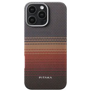 Карбоновий тонкий чохол Pitaka Tactile Woven Case Sunset для iPhone 16 Pro Max (KI1601SUM)
