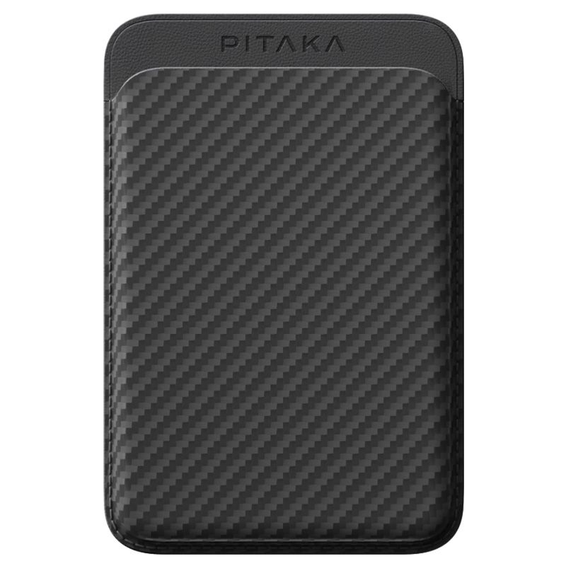 Магнітний гаманець Pitaka Magnetic Woven Wallet Black/Grey (Twill) (MWW2401)